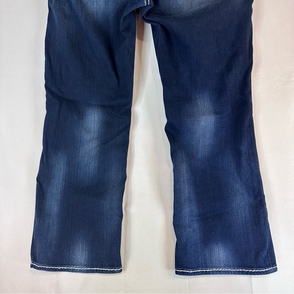 ROCK REVIVAL Women’s Size 36 Denim Jeans Easy Boot Fit Zeni Style Embellished - Picture 11 of 16